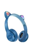 gnctech Kablosuz Bluetooth Kulaküstü Kedili P47m Kulaklık Rgb Işıklı Kedi Desenli Kulaklık P47m - 1