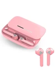 GLRTech Xiaomi Redmi Note 9 Pro Uyumlu True Wireless Pembe 5.0 Kızaklı Bluetooth Kulaklık - 1