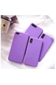 Teknoloji Adım Iphone 7 Plus / 8 Plus Yumuşak Dokulu Mor Kılıf thumbnail 1