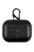 SHOPLİNE Siyah Apple  Pro Kulaklık Koruma Deri Kılıf thumbnail 1