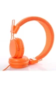 Kralphone Color Ep05 Kafa Bantlı Renkli Mikrofonlu Kulaklık Turuncu thumbnail 3