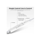 Huawei Nova 9 Uyumlu Type-C Girişli Mikrofonlu Kulaklık - 3