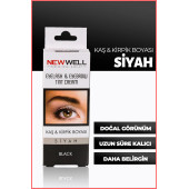 New Well Kaş & Kiprik Boyası - Siyah - 1