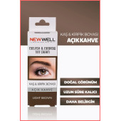 New Well Kaş & Kiprik Boyası - Açık kahve 8680923320939 - 1