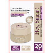 New Well Hey Sugar! Hindistan Ceviz Aromalı Dudak Peelingi 20gr - 1