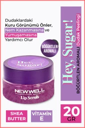 New Well Hey Sugar! Böğürtlen Aromalı Dudak Peelingi 20gr - 3