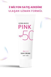 PROCSIN Hydra Block Pink (renkli) Spf50+ Aydınlatıcı + Alpha Arbutin Leke Karşıtı Güneş Kremi Pa++++ - 3