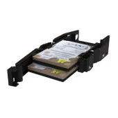 Icy Dock EZ-FIT 2,5" x 2 Yuva 3.5 inç Çevirici Disk Kızağı - 2