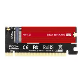 Bigboy PCIe 3.0 x16 PCI M.2 x4 -M Key Soğutuculu Çevirici Ünite - 1