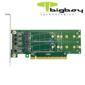 Bigboy PCIe 4.0 x4 PCIe 4.0 x16 4xM.2 4xNVMe Çevirici Ünite - 1