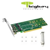 Bigboy PCIe 4.0 x4 PCIe 4.0 x16 4xM.2 4xNVMe Çevirici Ünite - 4
