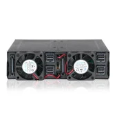 Icy Dock ToughArmor 2.5 inç U.2 SSD Metal Kasa Disk Yuva Ünitesi - 3