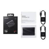 Samsung T9 1TB Mini USB 3.2 Gen 2.2 Type C Siyah Taşınabilir SSD - 3