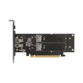 Bigboy PCIe 4.0 x4 M.2 x16 Soğutuculu 4xNVMe Çevirici Ünite - 2
