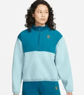 Nike Court Dri-FIT Heritage Yarım Fermuarlı Kadın Sweatshirt DX1125-442 - 3