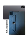 TCL Nxtpaper 11 inç Uyumlu 360 Dönebilen Deri Standlı Universal Tablet Kılıfı thumbnail 12