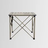 Nurgaz NG-AKM Campout Alüminyum Kamp Masası Küçük Portable Katlanabilir Çanta Hediyeli thumbnail 2