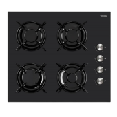 Regal AO 6041 SC Siyah Cam Ankastre Ocak - 1