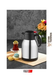 Star 2 Litre Çift Kat Paslanmaz Çelik Termos ( Piknik Kamp Outdoor Ofis Otel Kafe Okul ) - 1