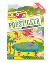 Lama Dinozor Popsticker Yapıştırma Posteri 22x30 1 poster 50 sticker - 1