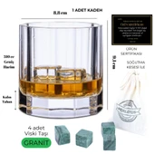 Perlotus 310 cc Churchill Nude Kristal Viski Bardağı Viski Taşı Hediyeli - 2