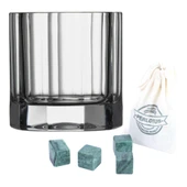 Perlotus 310 cc Churchill Nude Kristal Viski Bardağı Viski Taşı Hediyeli - 6