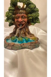 Geri Akış Tütsülük Ters Akış Konik Çubuk Tütsü Seramik Feng Sui Budha Yaşam Ağacı thumbnail 3