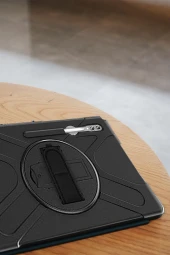 Galaxy Tab S8 Ultra Uyumlu Fuchsia Defender Silikon Tablet Kılıfı thumbnail 3