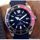 Seiko Prospex Samurai SNM 4R35-01Y0 Mavi Otomatik Erkek Kol Saati Dalgıç 200 m - 1