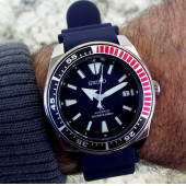 Seiko Prospex Samurai SNM 4R35-01Y0 Mavi Otomatik Erkek Kol Saati Dalgıç 200 m - 9