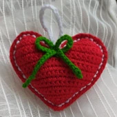 Sevgi Dolu Yılbaşı Süsleri Amigurumi Organik Oyuncak - 4