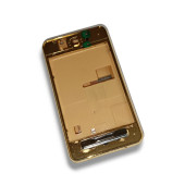 Samsung F480 Kasa Samsung Galaxy F480 Uyumlu Gold Renk Orta Kasa Ön Arka Kapak Tuş Takımı - 1