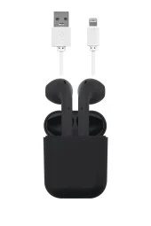 AbaTech VİVO Y11S - VİVO Y16 UYUMLU İNPODS SİYAH KABLOSUZ BLUETOOTH KULAKLIK thumbnail 3