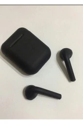 AbaTech XİAOMİ REDMİ 9/9A/9C/9T REDMİ UYUMLU İNPODS SİYAH KABLOSUZ BLUETOOTH KULAKLIK - 2