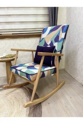 Asedia Trend Naturel Mistik Sallanan Sandalye Dinlenme Emzirme Baba Tv Okuma Koltuğu Berjer thumbnail 4