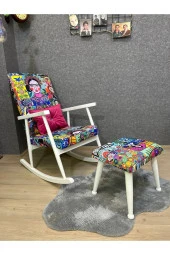 Asedia Trend Lake Diego Ahşap Ayak Uzatma Pufu Makyaj Koltuğu Bench Tabure thumbnail 3