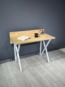 Hey Modüler Mobilya Hey Modüler Mobilya Rüya Safir Çalışma Masası Beyaz Ayak thumbnail 2