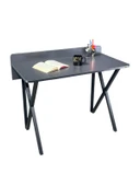 Hey Modüler Mobilya Hey Modüler Mobilya Rüya Antrasit Çalışma Masası Siyah Ayak thumbnail 1