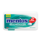 Mentos Clean Breath Yoğun Nane Şekersiz Şekerleme 12 Adet X 21 Gram thumbnail 1