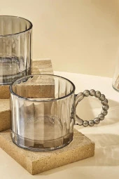 Perotti Ringo Line Füme 2 Li Cam Kupa 325 Ml 15864 - 5