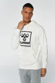 Hummel 921556-9003 Ekru Baskılı Kapüşonlu Erkek Sweat - 1