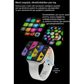 Watch 7 Serisi Bluetooth Sesli Arama Bildirim Özellikli Akıllı Saat Android & Iphone Uyumlu - 3