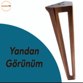 Ovit Ünite Mobilya Koltuk Konsol Tv Masa Ayağı Metal Ayakları 20 Cm Antik Bakır - 3