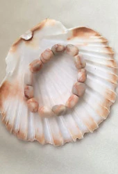 Bileklik Doğal Taşı Lastikli Esnek Kadın Erkek Bilezik Takı Aksesuar - 1