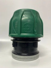 POELSAN 90*3" KAPLİN İÇTEN DİŞLİ ADAPTÖR YEŞİL SERİ - 1