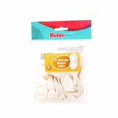 Nedi Pm-12131 Balon Metalik Beyaz 20 Li - 1