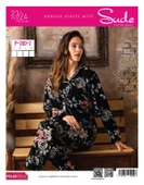 Sude P-200-2 Kadın Gömlek Polar Pijama Takımı - 1