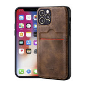 Iphone 14 Pro Max Kartlıklı Deri Kılıf - 1