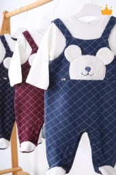Babyhola %100 Pamuk Kız Erkek Bebek Tulum 13500 - 5