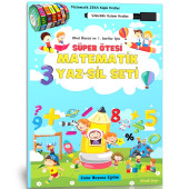 Okul Öncesi ve Birinci Sınıflar İçin Süper Ötesi Matematik YAZ-SİL Kitabı - 1